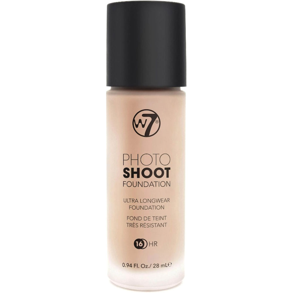 W7 Cosmetics Photoshoot Foundation Early Tan - Liquid Face Buildable Long Lasting Smooth