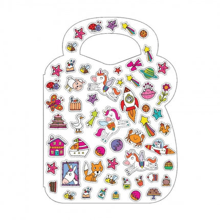 Princess/Unicorn Colouring & Sticker Bag Book