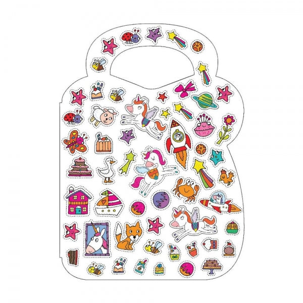 Princess/Unicorn Colouring & Sticker Bag Book