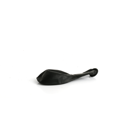 Pearlised Black 7" Latex Balloons – 100 Pack