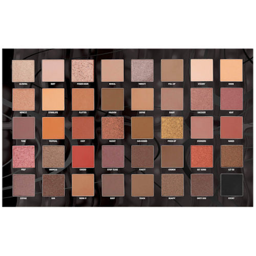 W7 Cosmetics Warm Up Eyeshadow Palette - 40 Colour Matte Shimmer Nude Bronze Colours Eyes