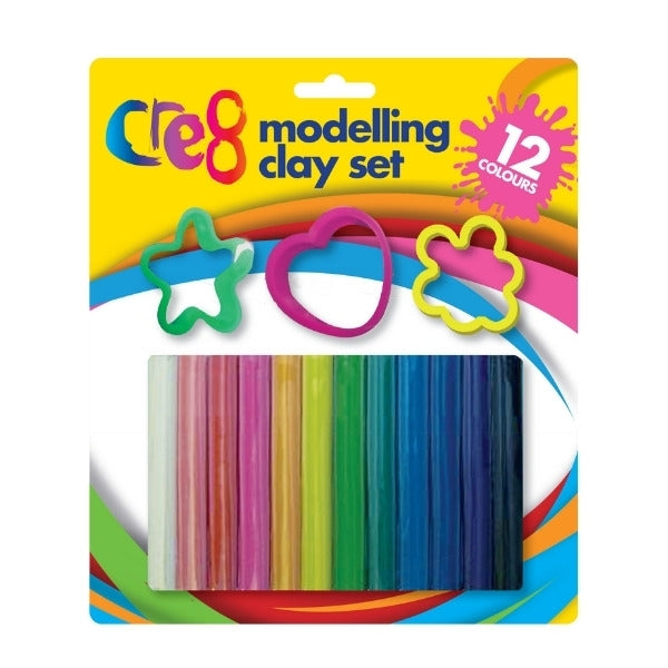 Colour Modelling Clay Set - 12 Pack