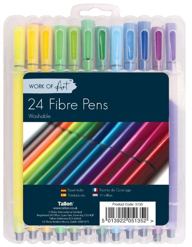 24 Washable EasyNote Fibre Pens