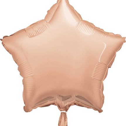 Rose Gold 18" Star Foil Balloon