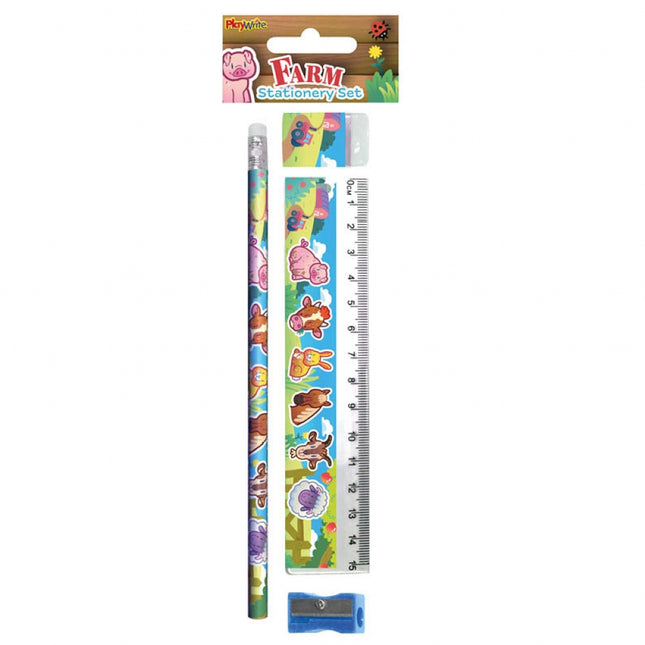 Farm Stationery Set - 4 Piece