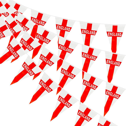 St George England Flag 5m Triangle Flag Bunting