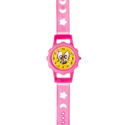 Neon Emoji Face Puzzle Watches - 6 Pack