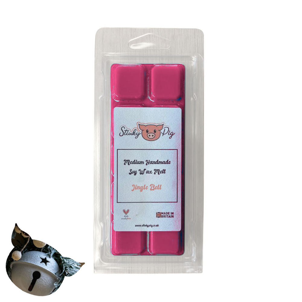 Stinky Pig Highly Scented Soy Wax Melt Clam - 50g Jingle Bell