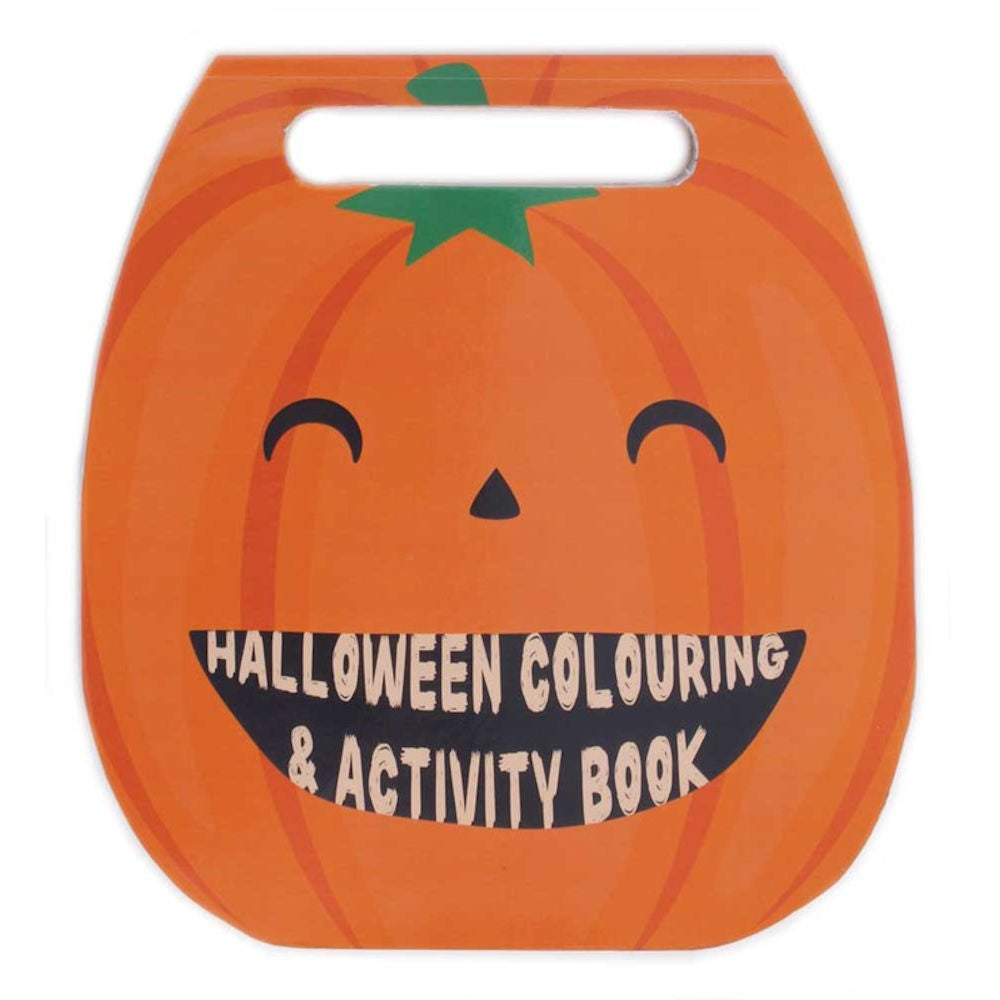 Halloween Carry Colouring Book - Pumpkin Design Spooky Fun Activity Kids