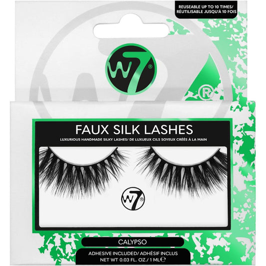 W7 Cosmetics Faux Silk False Fake Eyelashes - Calypso