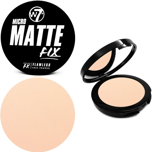 W7 Cosmetics Micro Matte Fix Ultra Fine Face Powder - Medium