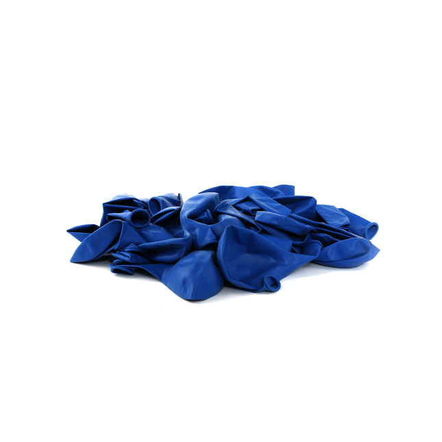 Pearlised Royal Blue 12" Latex Balloons – 50 Pack