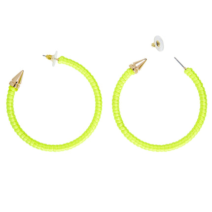Earrings - Neon Yellow
