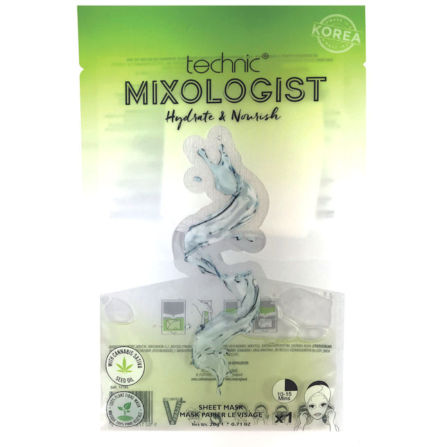 Technic Cosmetics Face Mask - Mixologist Hydrate & Nourish
