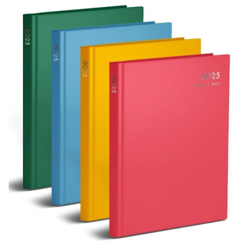 Colour Block DAP A5 Diary 2025-2026 - Assorted Planner Organiser Schedule