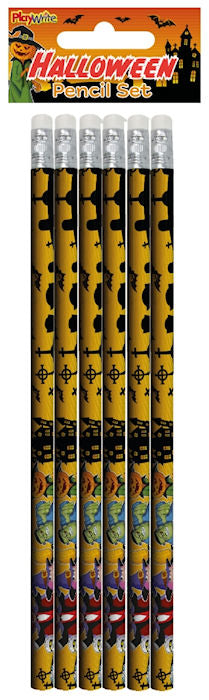 Halloween Pencils - 6 Pack