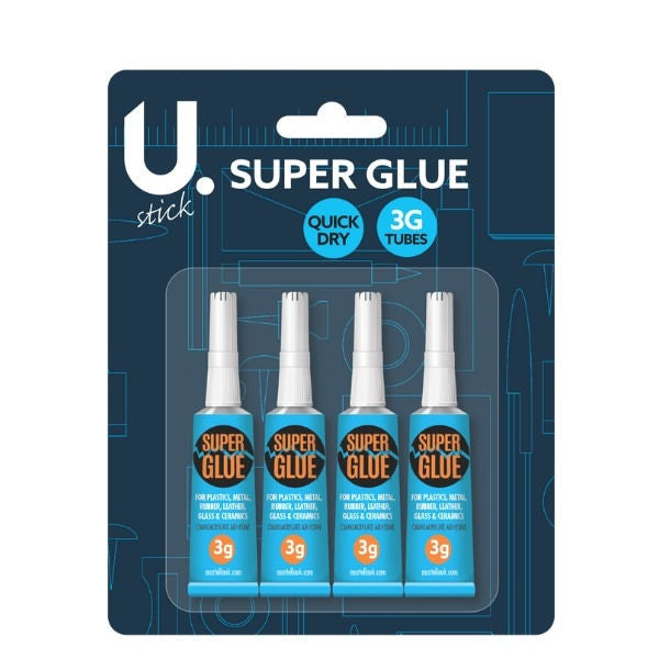 3g Super Glue - 4 Pack