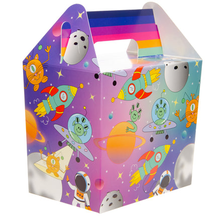 Space Party Food Lunch Boxes - 6 Pack
