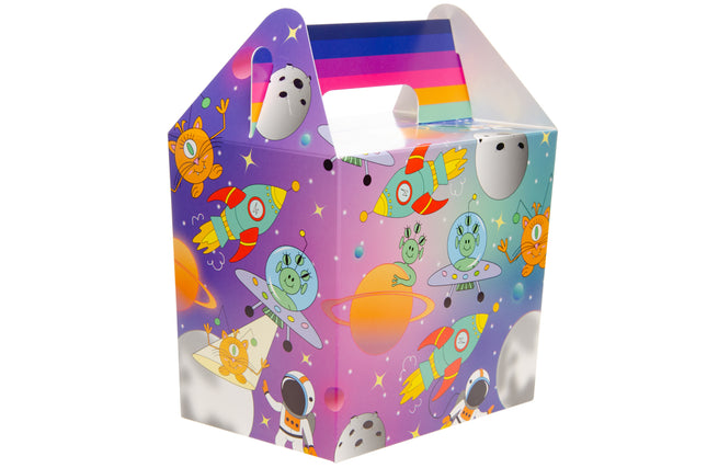 Space Party Food Lunch Boxes - 6 Pack