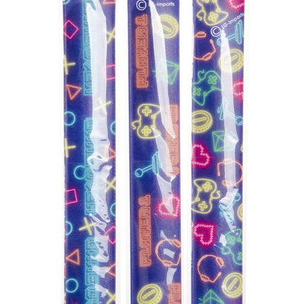 Gamer Slap Bracelets - 6 Pack