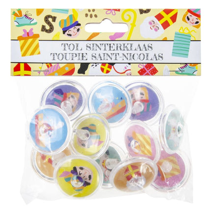 Sinterklass Spinning Tops - 12 Pack