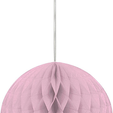 Lovely Pink 8" Honeycomb Ball Decoration