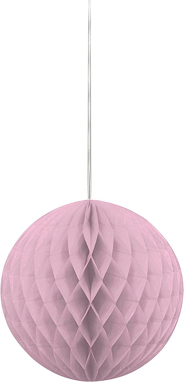 Lovely Pink 8" Honeycomb Ball Decoration