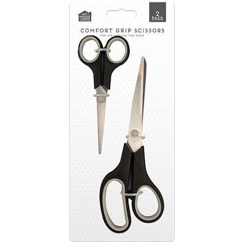 Comfort Grip Scissors - 2 Pack