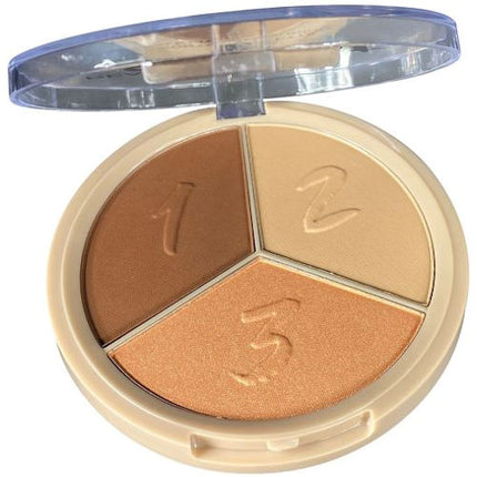 Technic Cosmetics Ready Set Sculpt Contour Palette - Medium