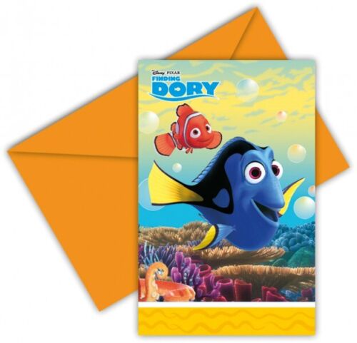 Finding Dory Party Invitations - 6 Pack