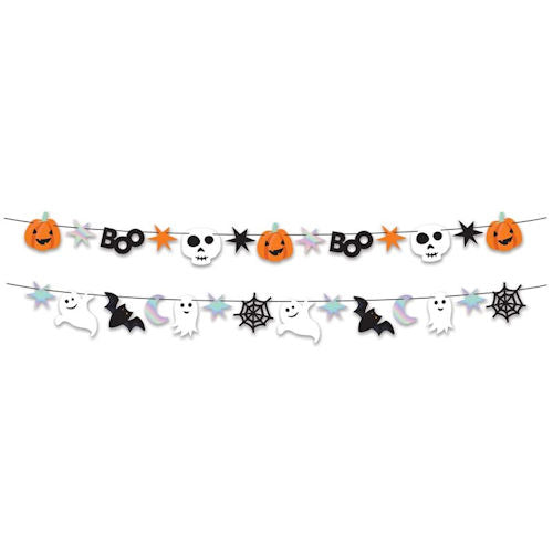Halloween Paper Bunting - Assorted 2m