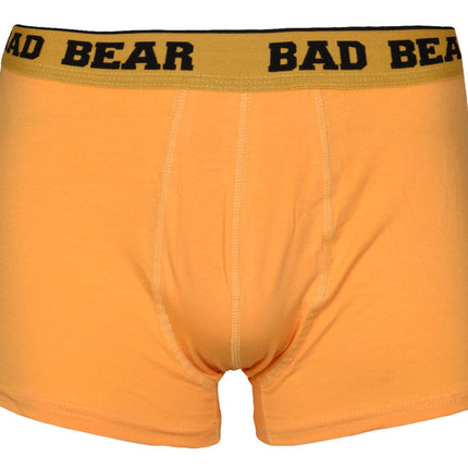Medium Bad Bear Mustard Boxer Shorts - 3 Pack