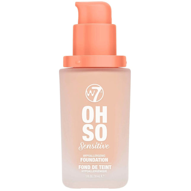 W7 Cosmetics Oh So Sensitive Liquid Foundation - Natural Beige