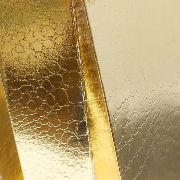 Gold/Silver Embossed Metallic Bottle Gift Bag