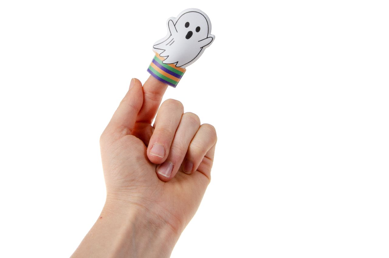 6 Halloween Finger Puppets