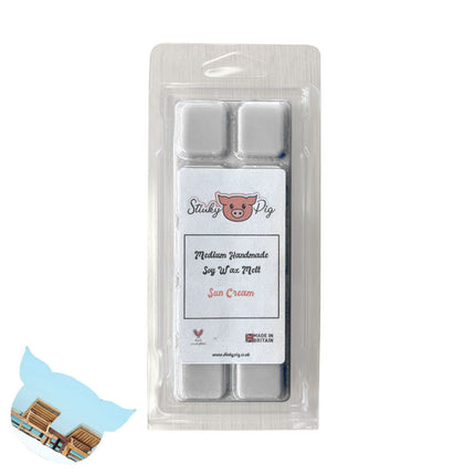 Stinky Pig Highly Scented Soy Wax Melt Clam - 50g Sun Cream