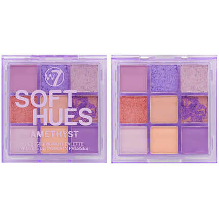 W7 Cosmetics Soft Hues Amethyst Eyeshadow Palette