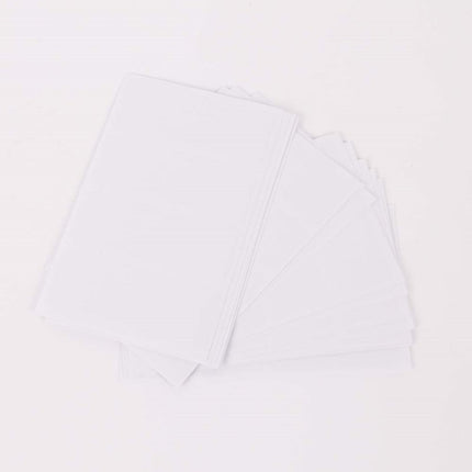 100 White 70mm x 25mm Sticky Labels