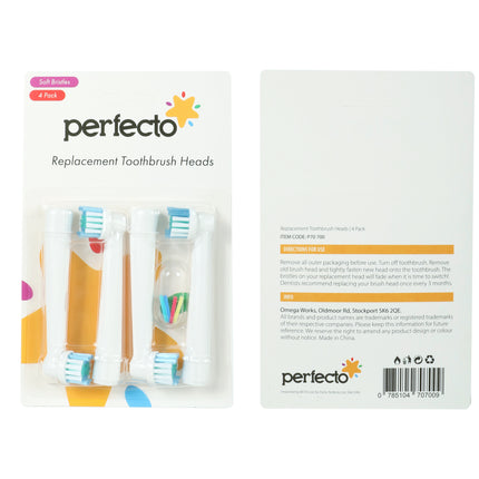 Toothbrush Heads - 4 Pack