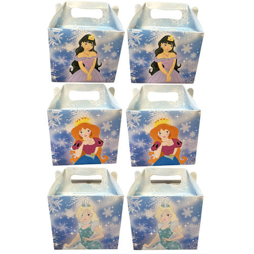 Ice Princess Lunch Boxes - 6 Pack