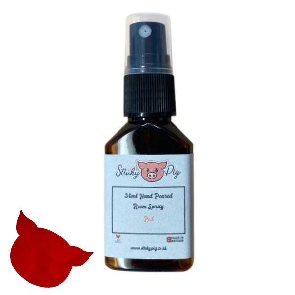 Stinky Pig Highly Scented Small Room Spray - 30ml Red