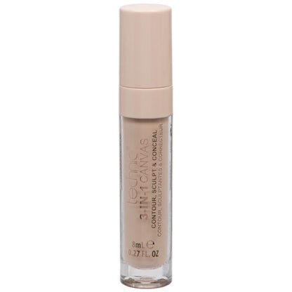 Technic Cosmetics 3-in-1 Canvas Full Coverage Concealer Porcelain - Makeup Beauty Full Coverage Concealer
