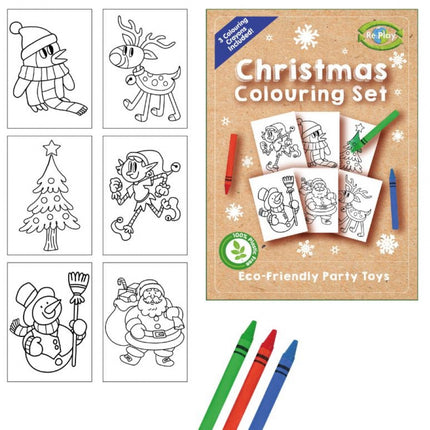 Christmas A6 Colouring Set (Single)