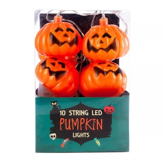 10 String LED Halloween Pumpkin Lights