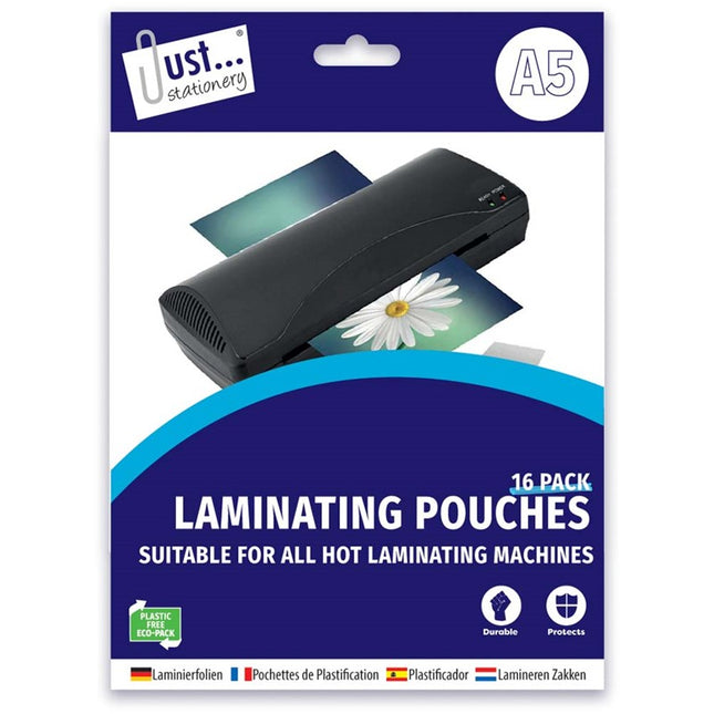 A5 Laminating Pouches - 16 Pack