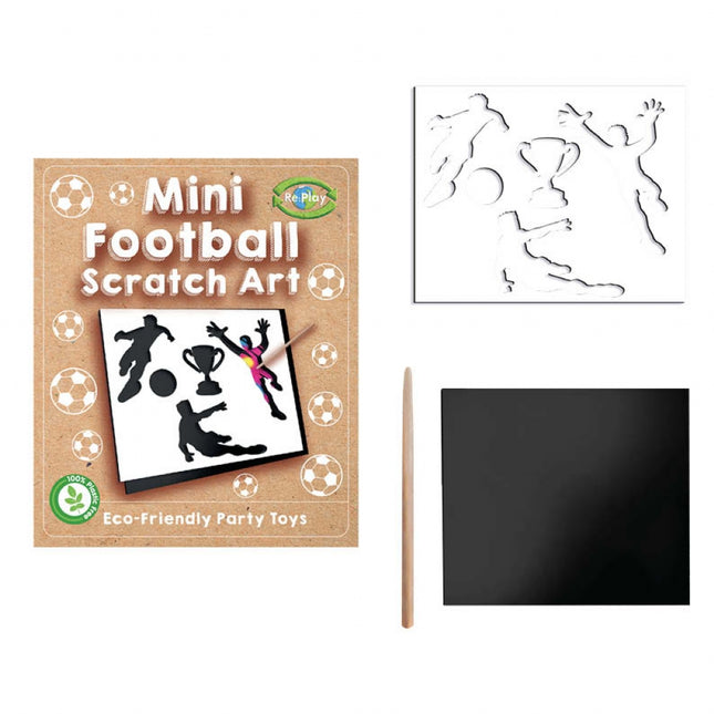 Mini Football Scratch Art (Single)