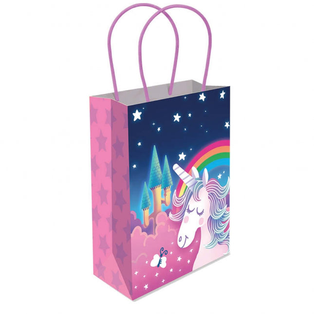 Unicorn Paper Handle Bags - 6 Pack