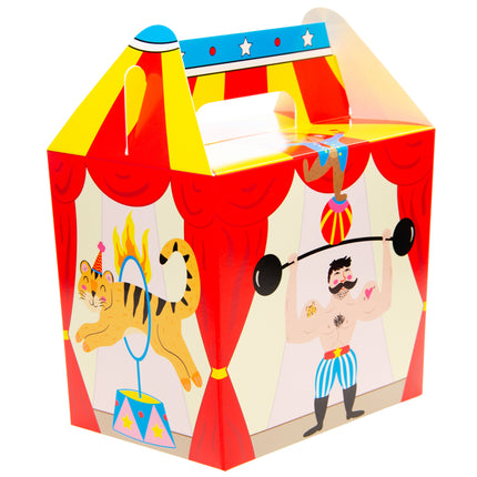 Circus Party Food Lunch Boxes - 6 Pack