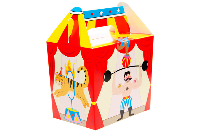 Circus Party Food Lunch Boxes - 6 Pack