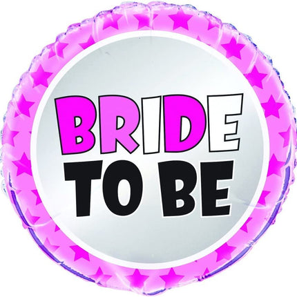 Bride To Be Pink 18" Round Foil Balloon